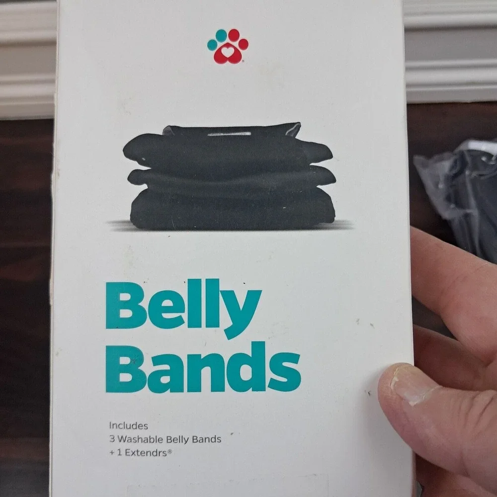 3 Pk Pet Parents Premium Washable Belly Bands Medium for Male Dogs &‎ Extendrs